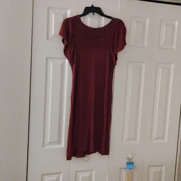 Wine Colored BANANA REPUBLIC dress - size XL - Picture 4 of 4